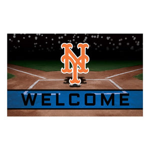 New York Mets Crumb Rubber Door Mat - 18"x30"