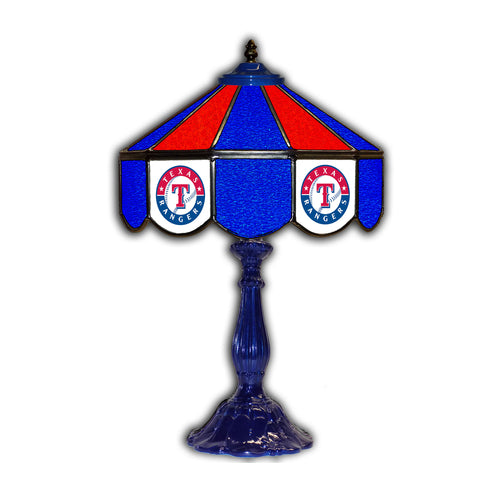 Texas Rangers Glass Table Lamp - 21