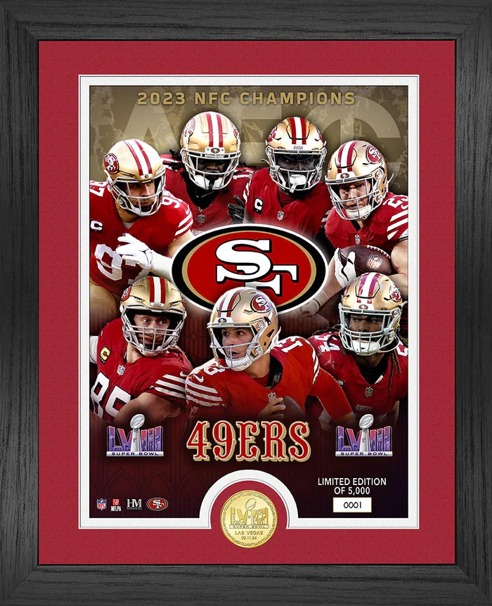 San Francisco 49ers Super Bowl LVIII Team Force Photo Mint Sports Fanz