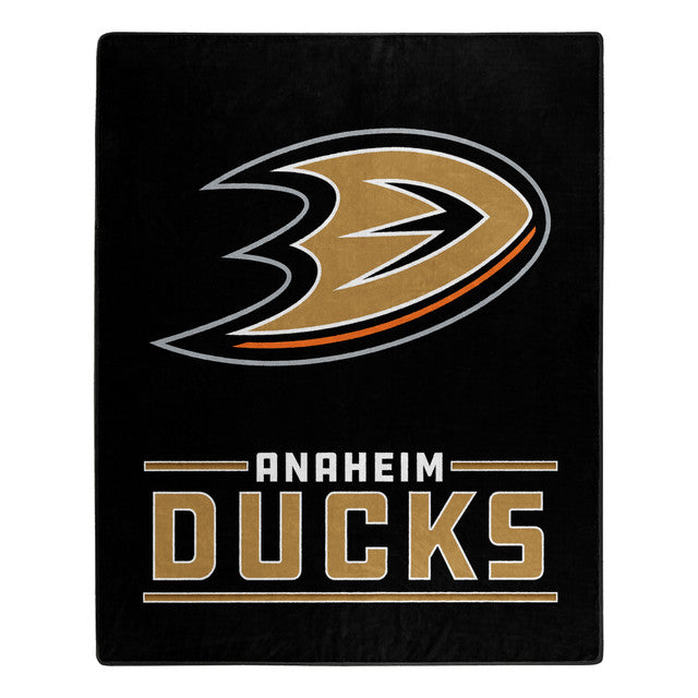 Anaheim Ducks Plush Throw Blanket -  50