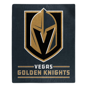 Vegas Golden Knights Plush Throw Blanket -  50"x60"