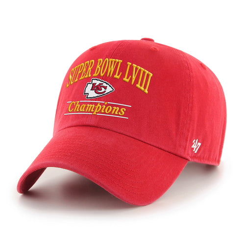 Kansas City Chiefs Super Bowl 58 Champions 47 Hitch Adjustable Hat