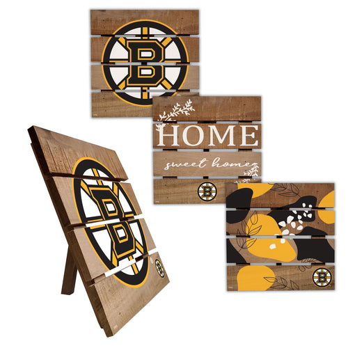Boston Bruins Four-Piece Hot Plate Set