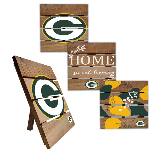 Green Bay Packers Four-Piece Hot Plate Set