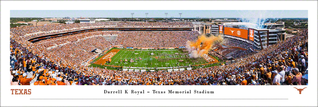 Texas Longhorns Football DKR Texas Memorial Stadium Panoramic Picture