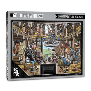 Chicago White Sox Barnyard Fans 500 Piece Puzzle