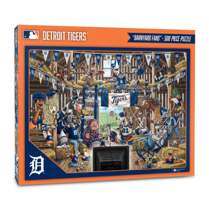 Detroit Tigers Barnyard Fans 500 Piece Puzzle