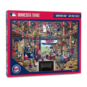 Minnesota Twins Barnyard Fans 500 Piece Puzzle