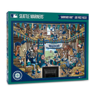 Seattle Mariners Barnyard Fans 500 Piece Puzzle