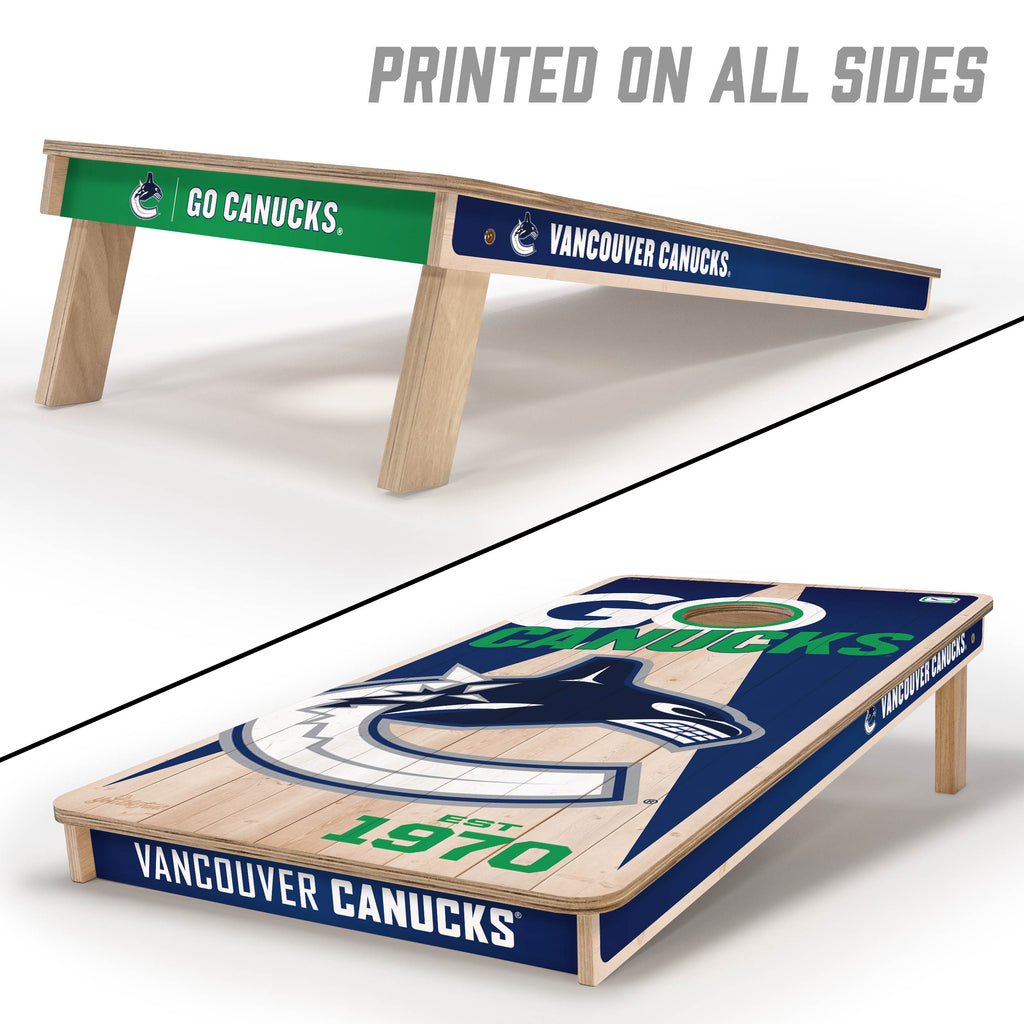 Vancouver Canucks 2'x4' Cornhole Game with Bags Sports Fanz
