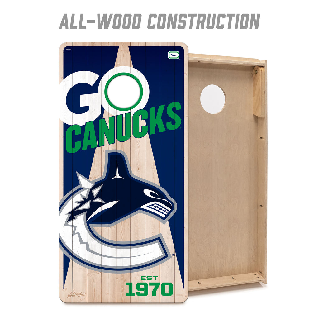 Vancouver Canucks 2'x4' Cornhole Game with Bags Sports Fanz