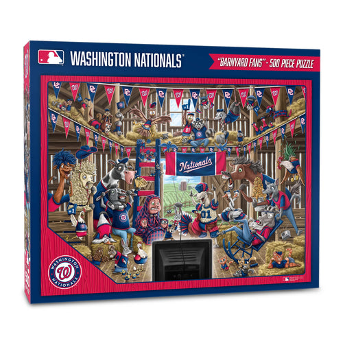 Washington Nationals Barnyard Fans 500 Piece Puzzle