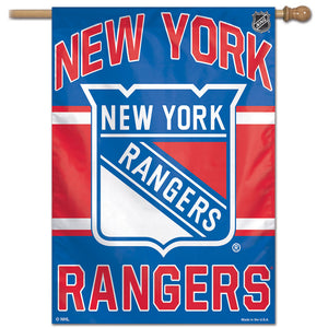 New York Rangers Vertical Flag 28"x40"                                                            