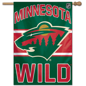Minnesota Wild Vertical Flag 28"x40"                                                                                   