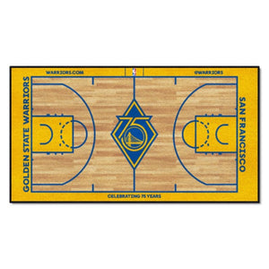Golden State Warriors Basketball Court Runner - 24"x44"
