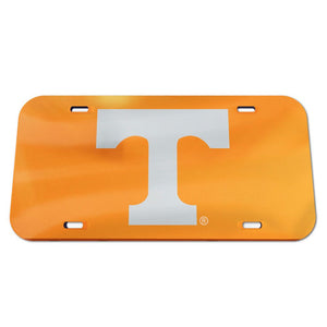 Tennessee Volunteers Orange Chrome Acrylic License Plate
