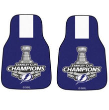Tampa Bay Lightning 2020 NHL Stanley Cup Champions 2-pc Carpet Car Mat Set
