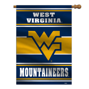 West Virginia Mountaineers Double Sided House Flag 28"x40"
