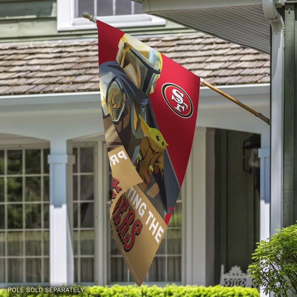 San Francisco 49ers NFL 27 x 37 Vertical Hanging Wall Flag Logo