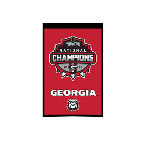 Georgia Bulldogs 2021 CFP National Champions Champs Banner 14"x22"