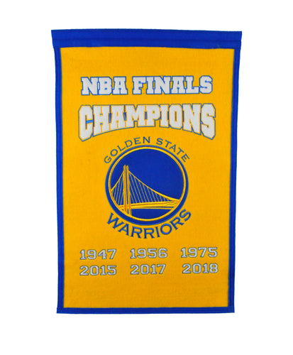 Golden State Warriors Champions Wool Banner - 14