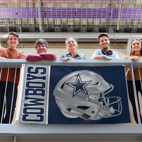 Dallas Cowboys Flag-3x5 NFL Banner-100% polyester-Helmet-Champions