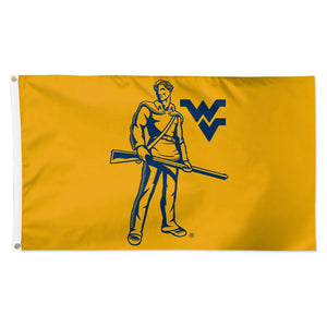 West Virginia Mountaineers Logo Deluxe Flag - 3'x5'