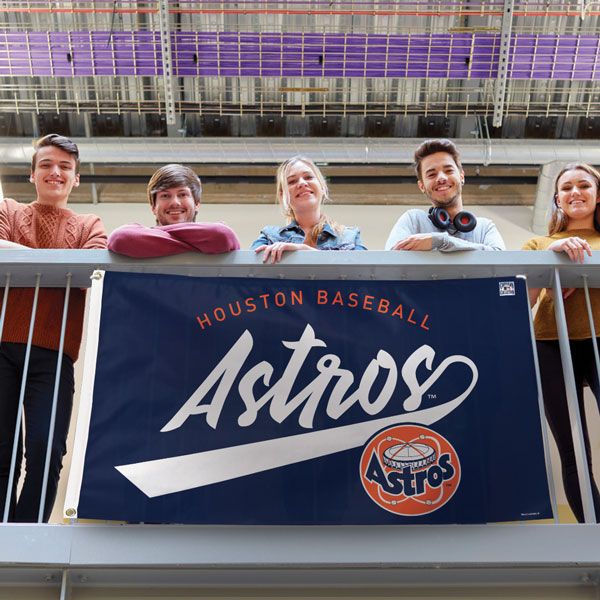 Houston Astros WinCraft 2022 World Series Champions Locker Room One-Sided  3' x 5' Flag