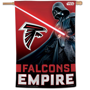Atlanta Falcons Star Wars Darth Vader Vertical Flag - 28"x40"                                                         