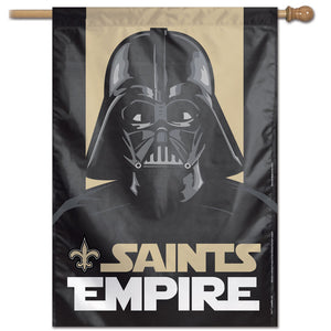 New Orleans Saints Darth Vader Vertical Flag - 28"x40"                                                          