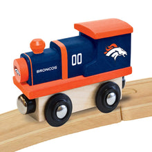 Denver Broncos Wood Toy Train