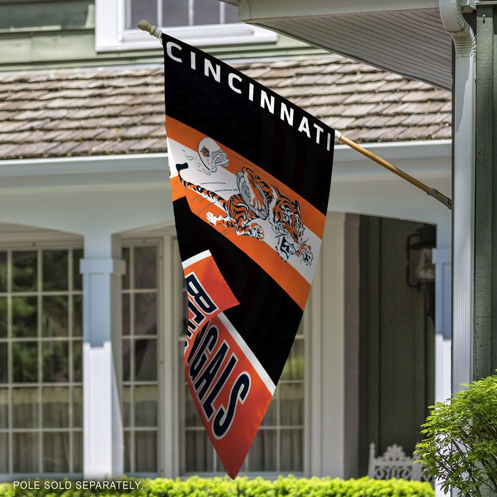 Cincinnati Bengals AFC Champions Super Bowl LVI Double Sided Garden Banner Flag