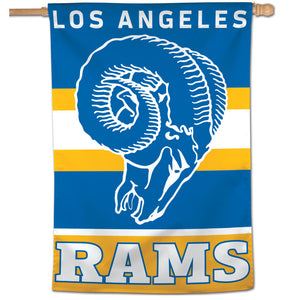 Los Angeles Rams Retro Vertical Flag - 28"x40"