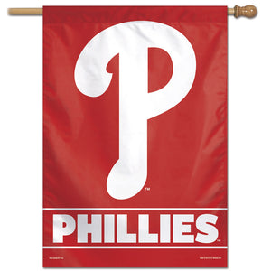 Philadelphia Phillies Wordmark Vertical Flag - 28"x40"                                                 