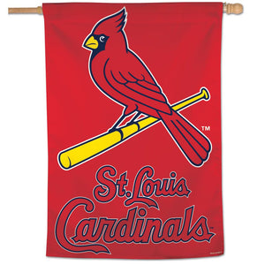 St. Louis Cardinals Wordmark Vertical Flag - 28"x40"