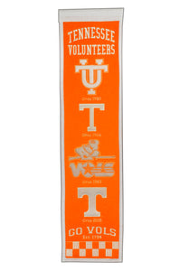 Tennessee Volunteers Heritage Banner - 8"x32"