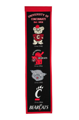 Cincinnati Bearcats Heritage Banner - 8