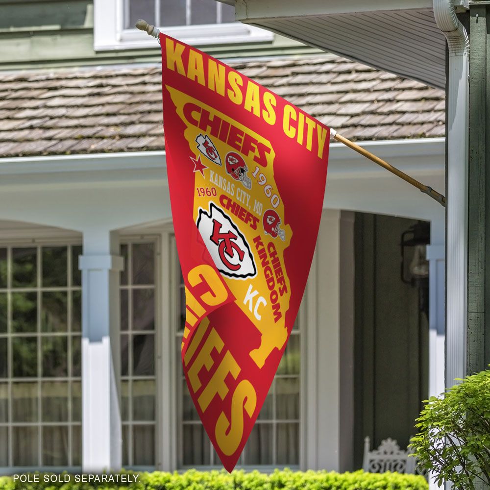 Kansas City Chiefs Wool Pennant - 13x32 CHIEFS KINGDOM – Sports Fanz