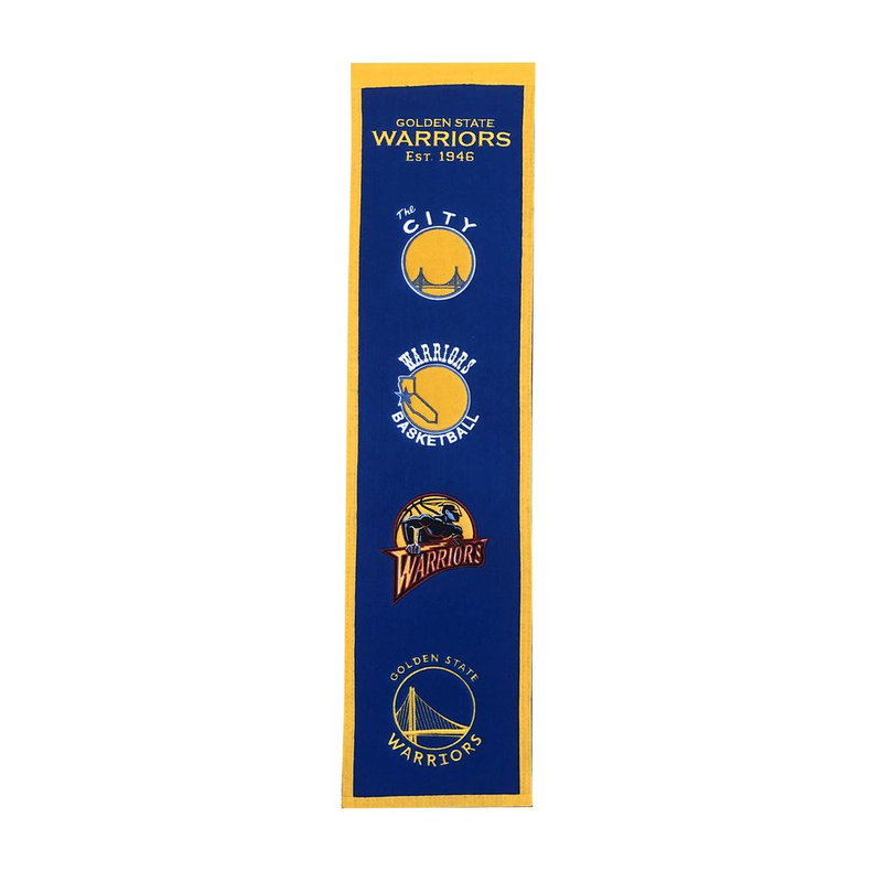 Golden State Warriors Heritage Wool Banner 8