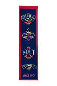New Orleans Pelicans Wool Banner 8"x32"