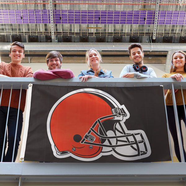 Cleveland Browns 11 x 19 Distressed Flag Sign