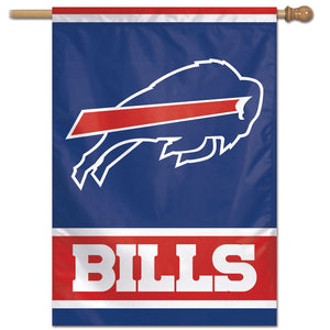Buffalo Bills Wordmark Vertical Flag - 28"x40"