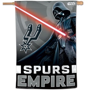 San Antonio Spurs Star Wars Darth Vader Vertical Flag 28"x40"      