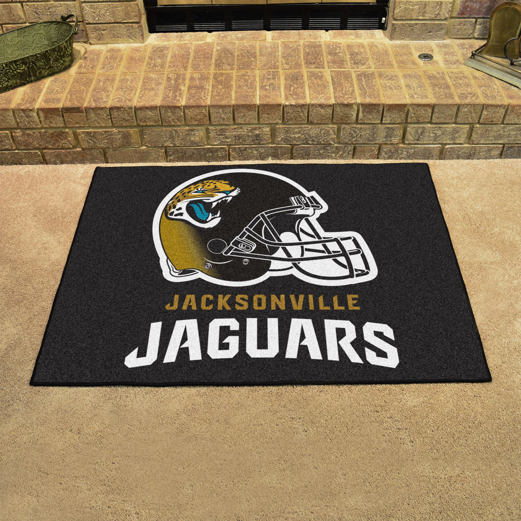 Jacksonville Jaguars Black Dual-Color Team Logo Crew Socks