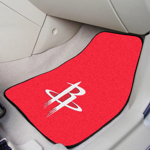 Houston Rockets 2-piece Carpet Car Mats - 18"x27"