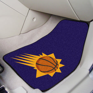 Phoenix Suns 2-piece Carpet Car Mats - 18"x27"
