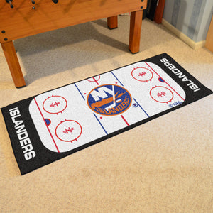 New York Islanders Hockey Rink Runner Rug 72"x30"