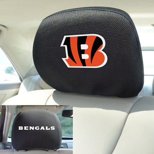 Cincinnati Bengals Set of 2 Headrest Covers 