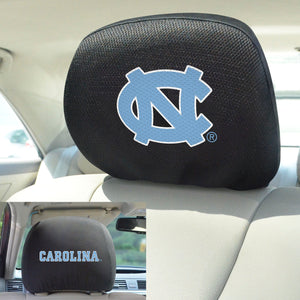 North Carolina Tar Heels Set of 2 Headrest Covers