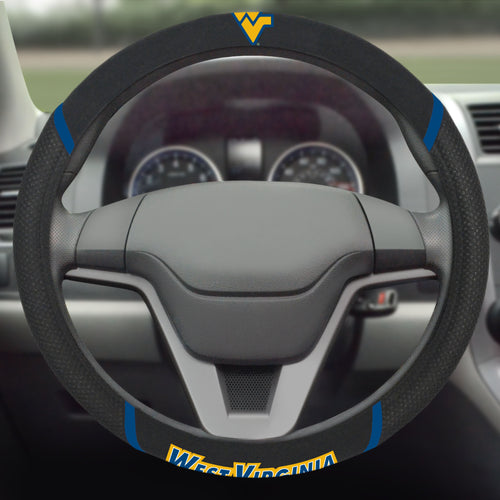 west virginia mountaineers steering wheel cover